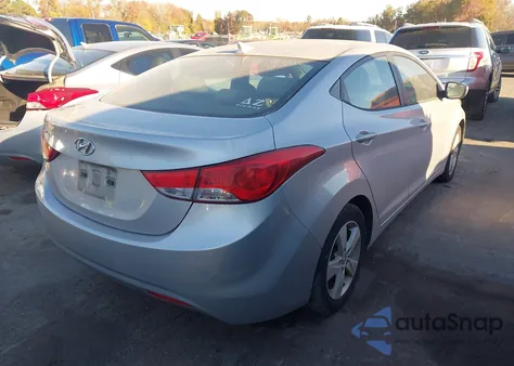 2013 Hyundai Elantra Gls from USA, damaged, VIN KMHDH4AE7DU724824